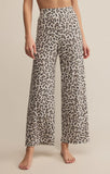 Load image into Gallery viewer, Leopard Print High-Waisted Wide-Leg Lounge Pants